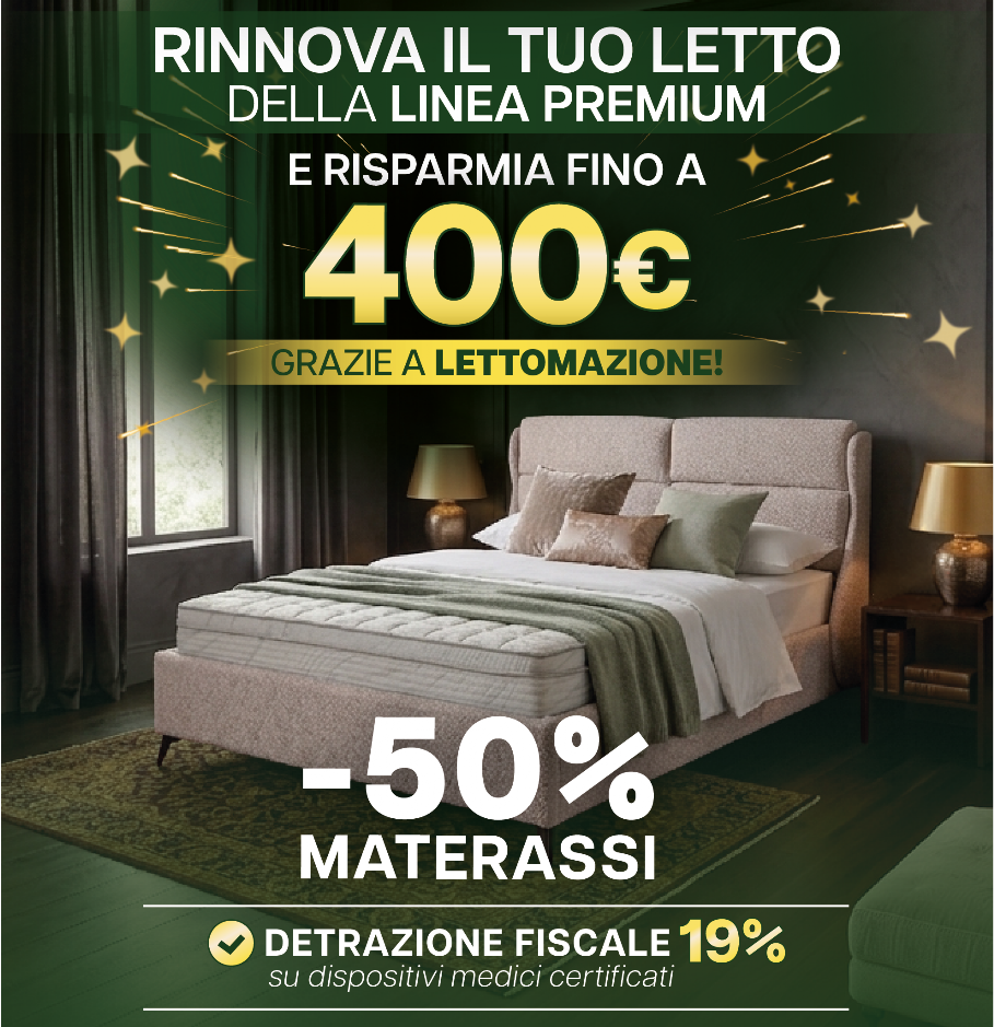 Promozione Materassi e Materassi - Sconti fino al 50%