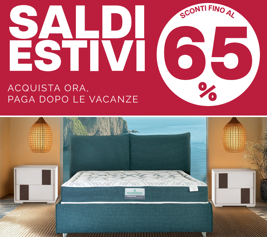 Promo saldi estivi 2025 - Sconti fino al 65%