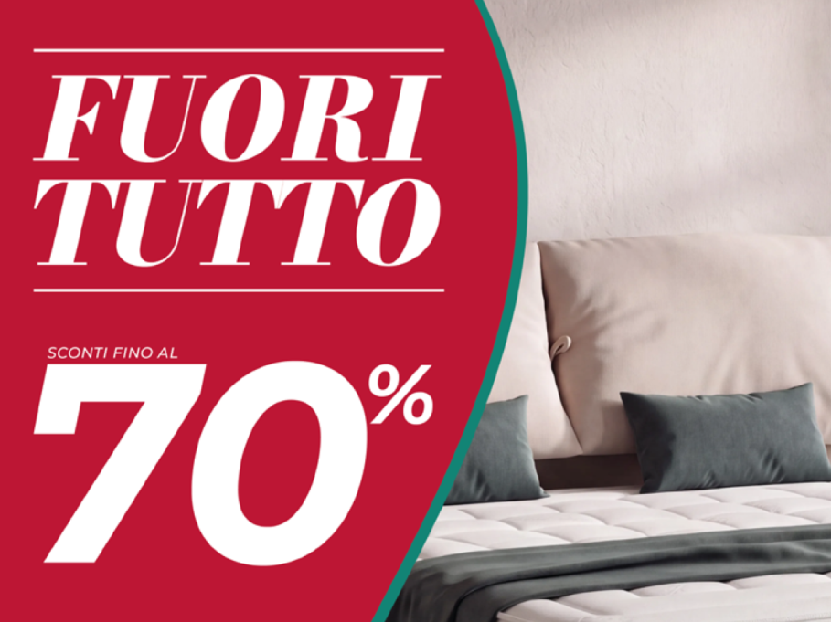 Promozione Materassi e Materassi - Saldi estivi - Sconti fino al 65%
